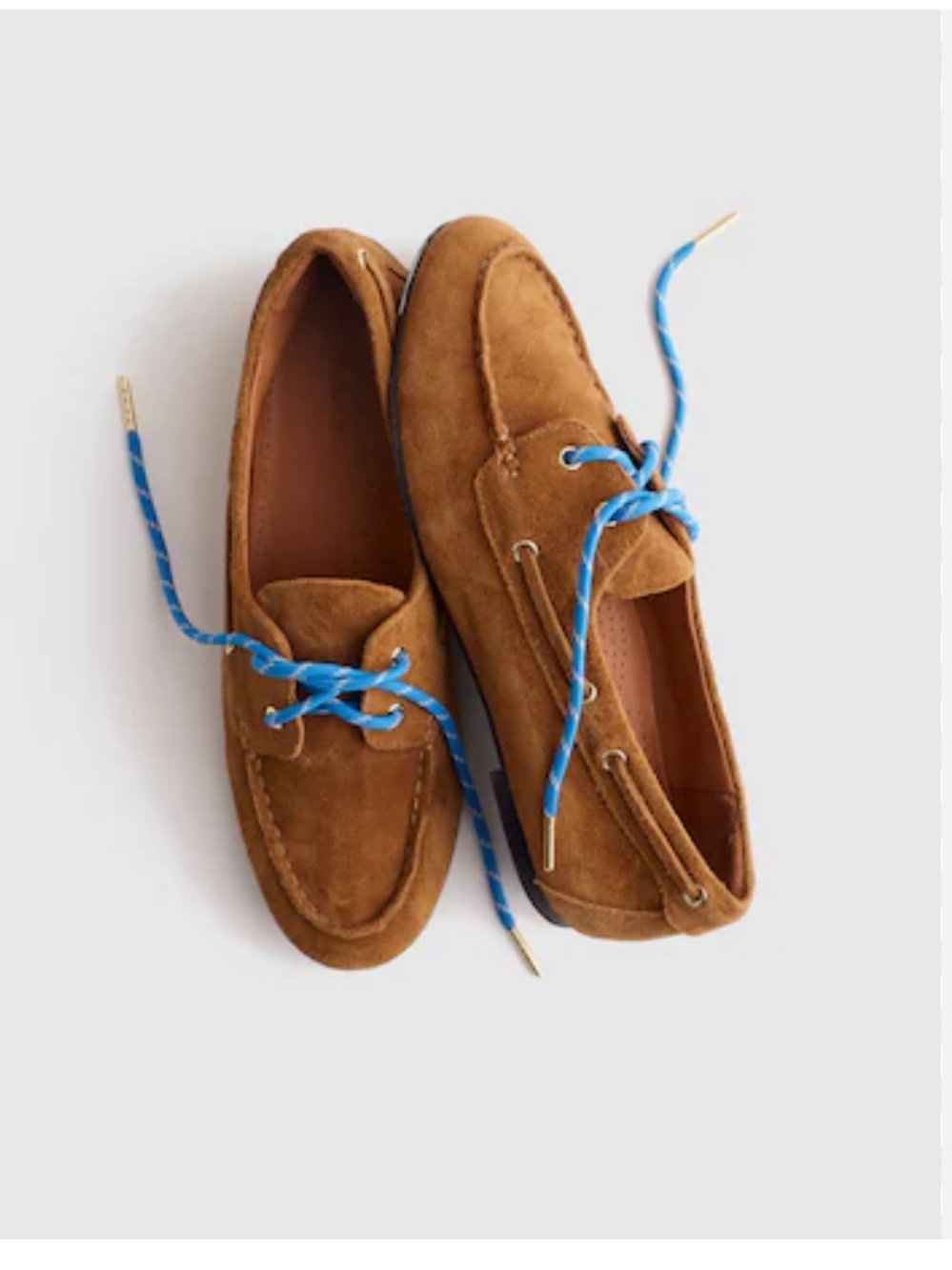 Madewell Jamie Boat Shoe in Dried Acorn Brown Suede Size 8.5